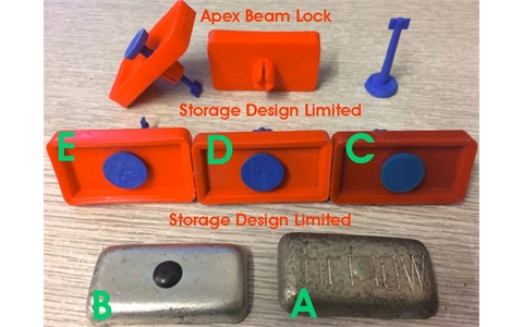 Apex Pallet Racking Beam Locks