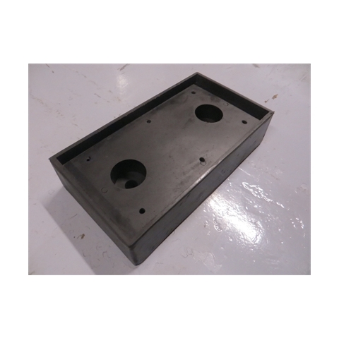 A033 Rubber Front Plate 448x248x50mm 7kg