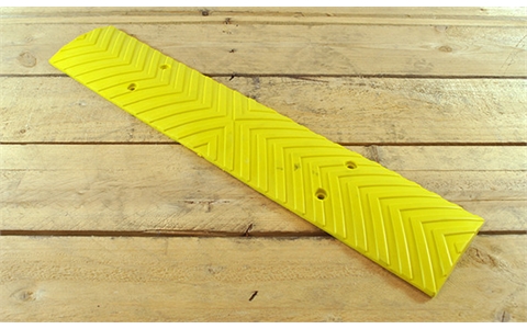 A090 Rubber Wall Guard Yellow 500x100x15mm