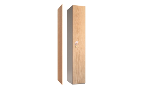 Overlay MDF Wood Effect Laminate Locker End Panels