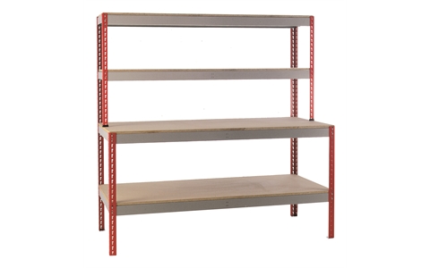 Standard bench Workstations with Full Lower Shelf