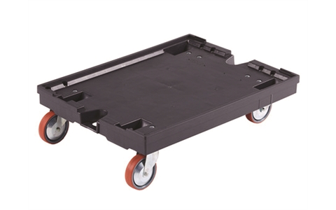 Black Euro Container Dolly - D800 x W600 x H200mm - Pack of 1