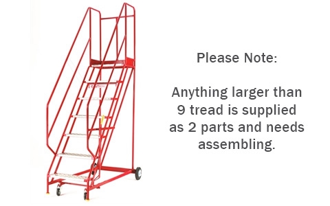 Heavy Duty Mobile Warehouse Safety Steps