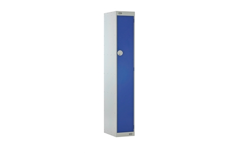 1 Door Standard Locker - 1800h x 300w x 300d mm - CAM Lock - Door Colour Blue