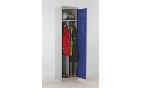 Clean & Dirty Locker - 1800h x 450w x 450d mm - CAM Lock - Door Colour Blue