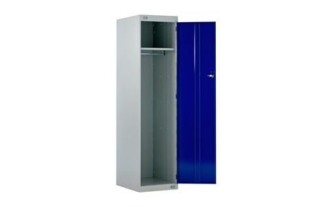 Police Locker - 1800h x 450w x 600d mm - CAM Lock - Door Colour Blue
