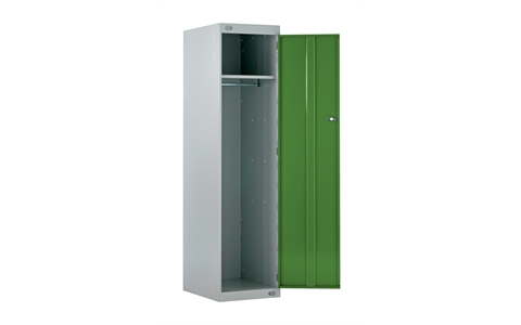 Police Locker - 1800h x 450w x 600d mm - CAM Lock - Door Colour Green