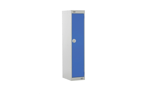 1 Door Three Quarter Height Locker - 1382h x 300w x 300d mm - CAM Lock - Door Colour Blue
