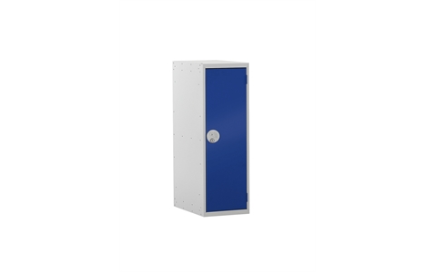 1 Door Half Height Lockers 896h x 300w x 450d mm - CAM Lock - Door Colour Blue