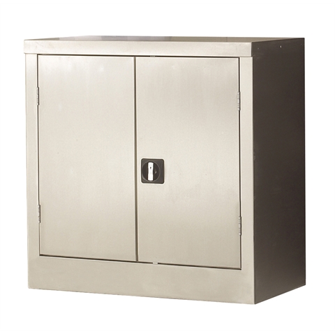 Stainless Steel Cupboards - 1 Shelf - H900mm x W900mm x D460mm