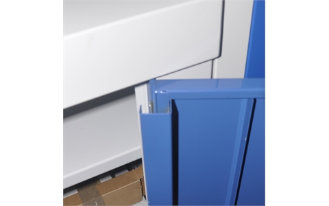 Full Height Security Cupboard - H1800mm x W1200mm x D460mm - Blue