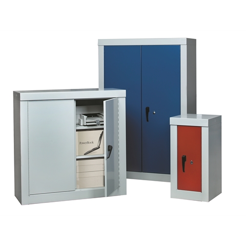 Full Height Security Cupboard - H1800mm x W900mm x D460mm - Red