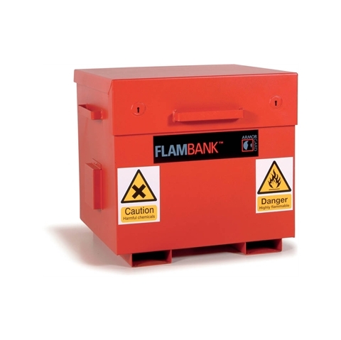 Flambank Hazardous Storage Box - Overall Size  H665mm x W760mm x D675mm