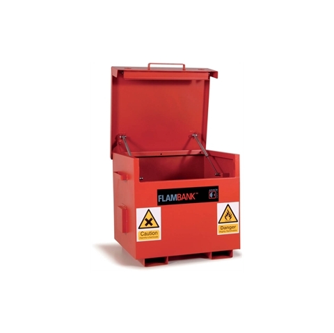 Flambank Hazardous Storage Box - Overall Size  H665mm x W760mm x D675mm