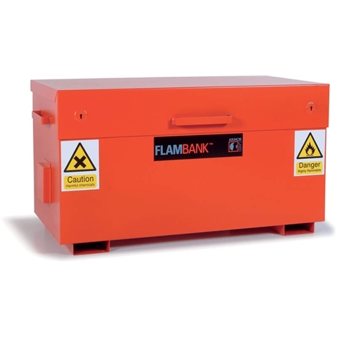 Flambank Hazardous Storage Box - Overall Size  H665mm x W1275mm x D675mm