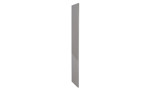 Mirror Gloss effect Décor End Panel - SLOPING TOP - Pale Slate - H1930 x D305 mm