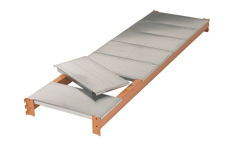 Apex Longspan 500 Series Extra Level - Steel Decks -- W1500mm x D600mm - 500kg Shelf Load UDL