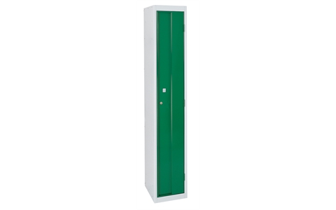 1 Door Heavy Duty Locker 1800h x 300w x 300d mm -  Door Colour Green - ASSA Deadlock