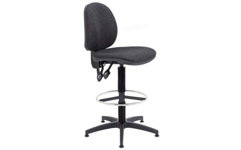 Concept Draughtsman Chair Permanent Contact Back Charcoal