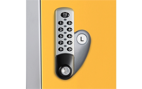 TYPE L Digital Combination lock for STEEL door lockers - Multiply by number of doors - CANNOT be retro fitted