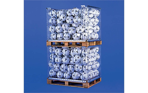 Wire formed stackable retention unit - Overall Size  H1000mm x W1200mm x D1000mm