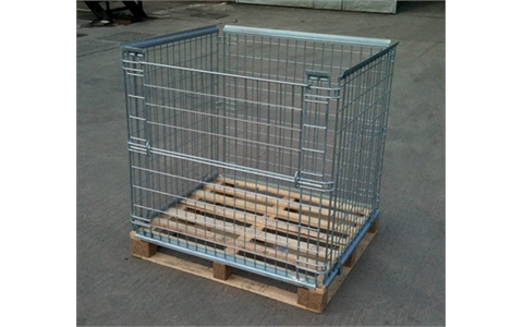 Wire formed stackable retention unit - Overall Size  H1000mm x W1200mm x D1200mm