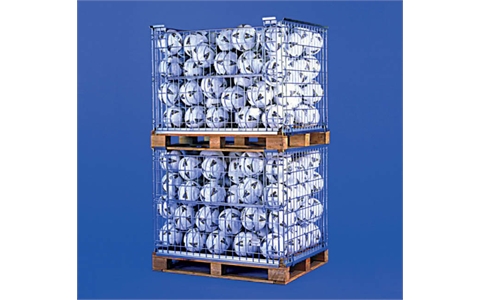 Wire formed stackable retention unit - Overall Size  H800mm x W1200mm x D1000mm