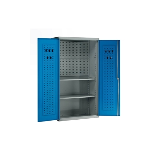 Tool Cabinet - H1800mm x W1000mm x D500mm - 2 x Adjustable Shelves - Half Rear Tool Panel