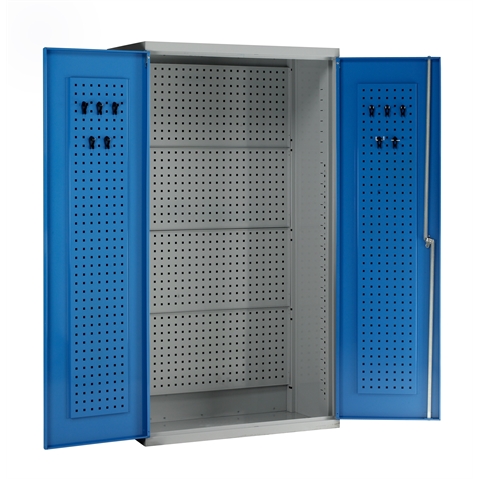 Tool Cabinet - H1800mm x W1000mm x D500mm - Full Rear Louvre Panel