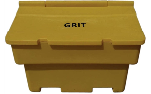 Yellow 200 Litre Stackable Grit Bin - Overall Size  H720mm x W520mm x D1020mm