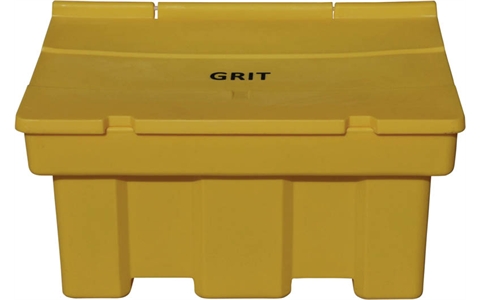 Yellow 350 Litre Stackable Grit Bin - Overall Size  H750mm x W725mm x D1200mm