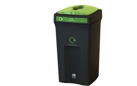 Envirobin - 100 Litre - Mixed Recycling - Overall Size  H803mm x W445mm x D445mm