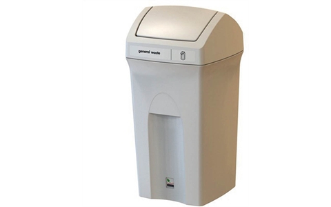 Envirobin - 100 Litre - Flip Top - Overall Size  H899mm x W445mm x D445mm