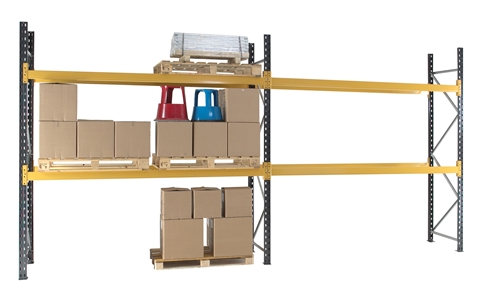 Pallet Racking Starter Bay H4800mm x W2250mm x D1100mm c/w 3 Beam Levels - 2000kg UDSWL Per level
