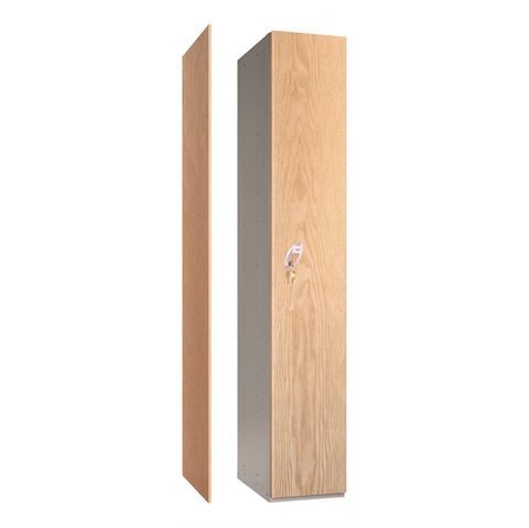 Overlay MDF Wood Effect Laminate Locker End Panels