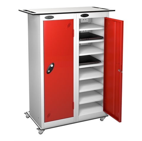Tablet Charging Single Door Multi Compartment Lockers
