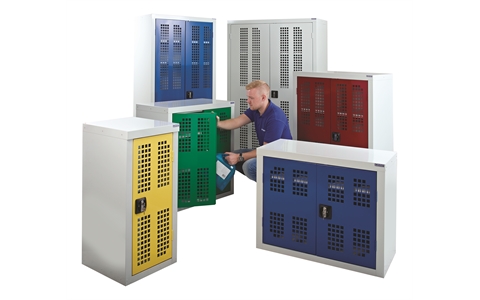 Half Height Perforated Door Cupboards