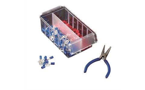 Cross Divider -200 Dividers - For use with: V292-3 & V552-3 - Clear - Overall Size  H32mm x W128mm
