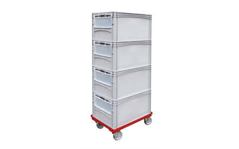 Mobile Open End Picking Container Packs with Doors
