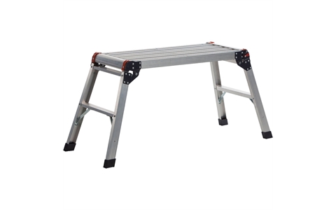 Aluminium Work Platform - H500mm x L690mm x W300mm -  Overall Size  H500mm x W300mm x L690mm - Weight 4.3kg