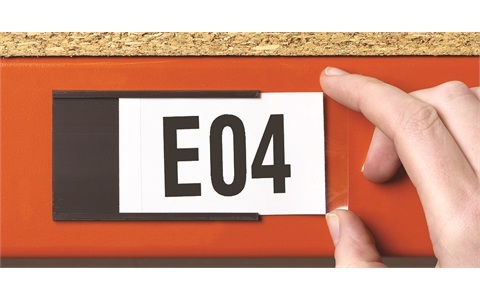 Magnetic Label Holder - H30mm x W80mm - Pack of 100
