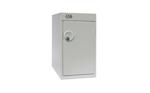 Quarto Lockers 511h x 300w x 450d mm - CAM Lock - Door Colour Light Grey