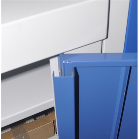 Full Height Security Cupboard - H1800mm x W1200mm x D460mm - Blue