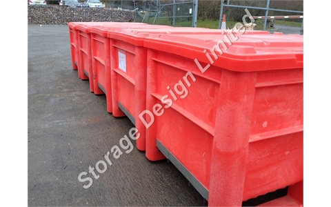 Dolav Pallet Box 1200x800x740mm Solid 500 Litres