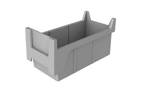 Plastic Drawer Unit - H128mm x W207mm x D281mm