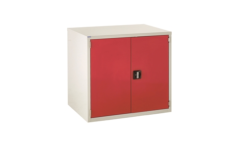 Euroslide 900 - Cupboard - 1x750mm - H825mm x W900mm x D650mm - Red