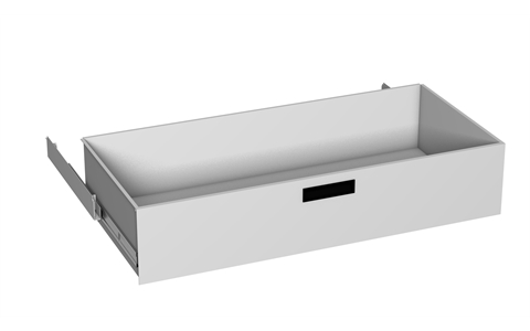 Euro Pull Out Drawer W1000mm x D400mm x H150mm - Includes Runners