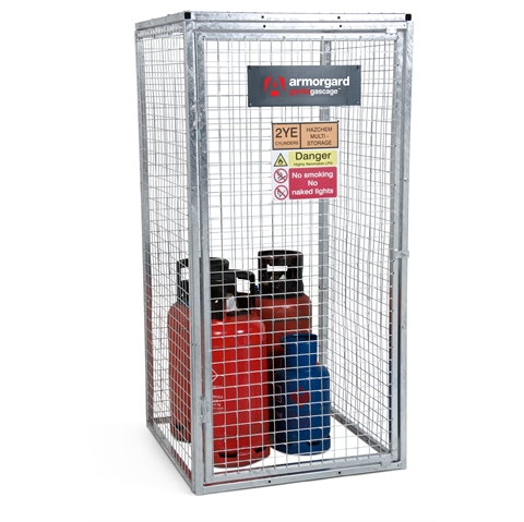 Gorilla Gas Cage - Modular Bolt-together Gas Cage - Overall Size  H1800 x W900 x D900mm