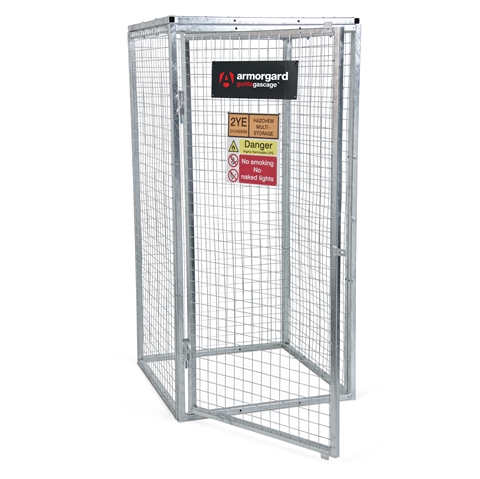 Gorilla Gas Cage - Modular Bolt-together Gas Cage - Overall Size  H1800 x W900 x D900mm