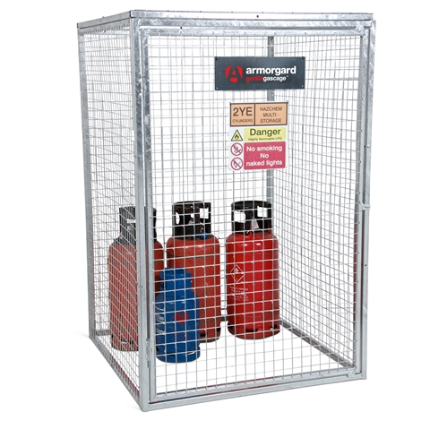 Gorilla Gas Cage - Modular Bolt-together Gas Cage - Overall Size  H1800 x W1200 x D1200mm